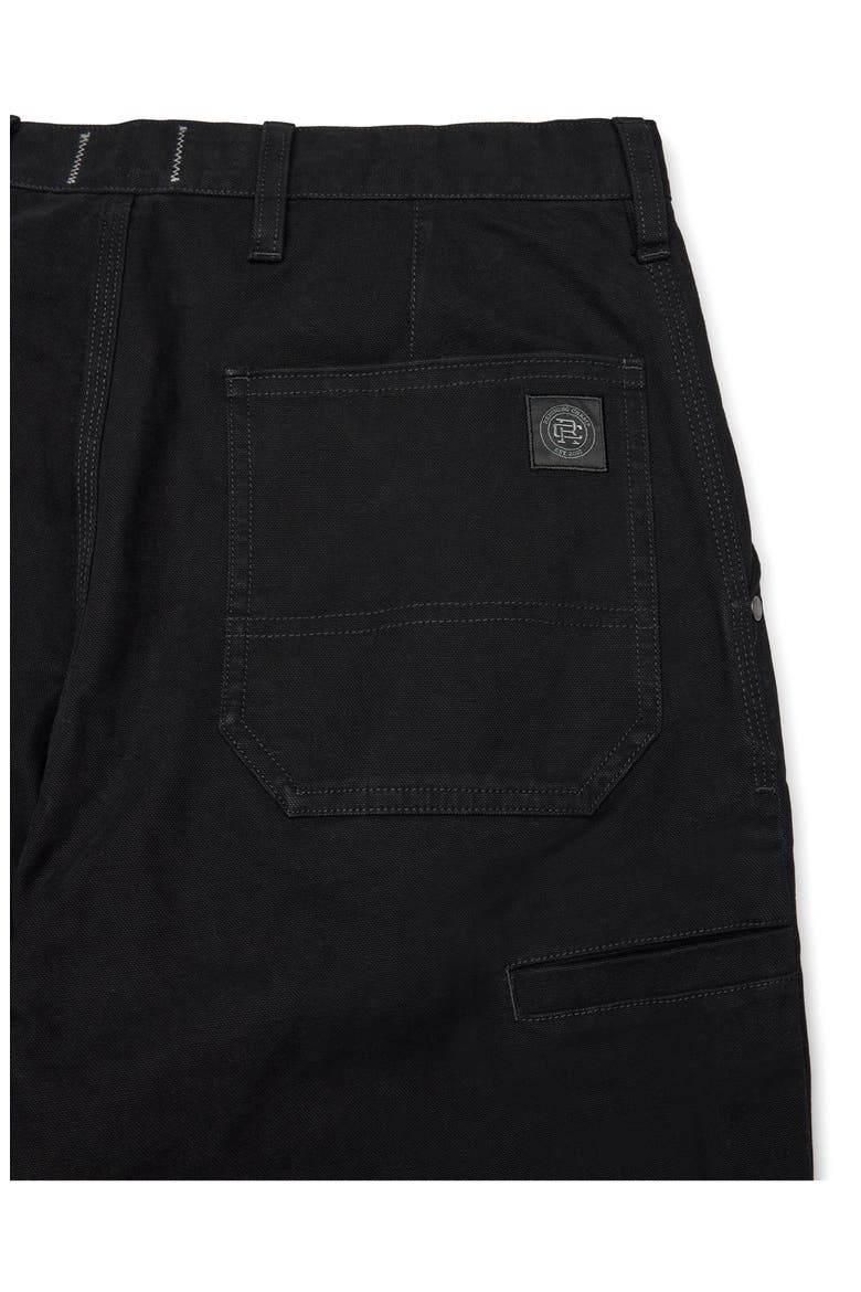 Grounds Standard Straight Leg Cotton Canvas Work Pants, Alternate, color, BLACK