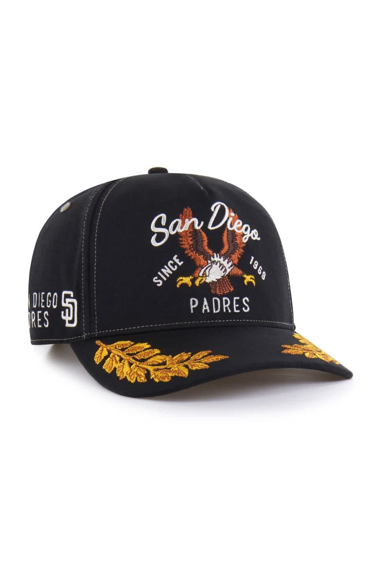 Men's '47  Black San Diego Padres Keepsake Collection Adjustable Hitch Hat, Main, color, Black