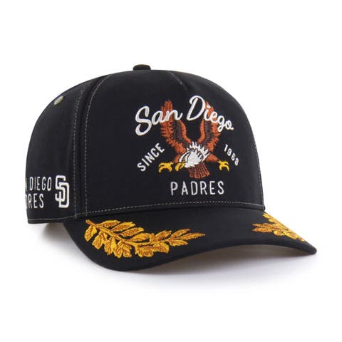 Men's '47  Black San Diego Padres Keepsake Collection Adjustable Hitch Hat