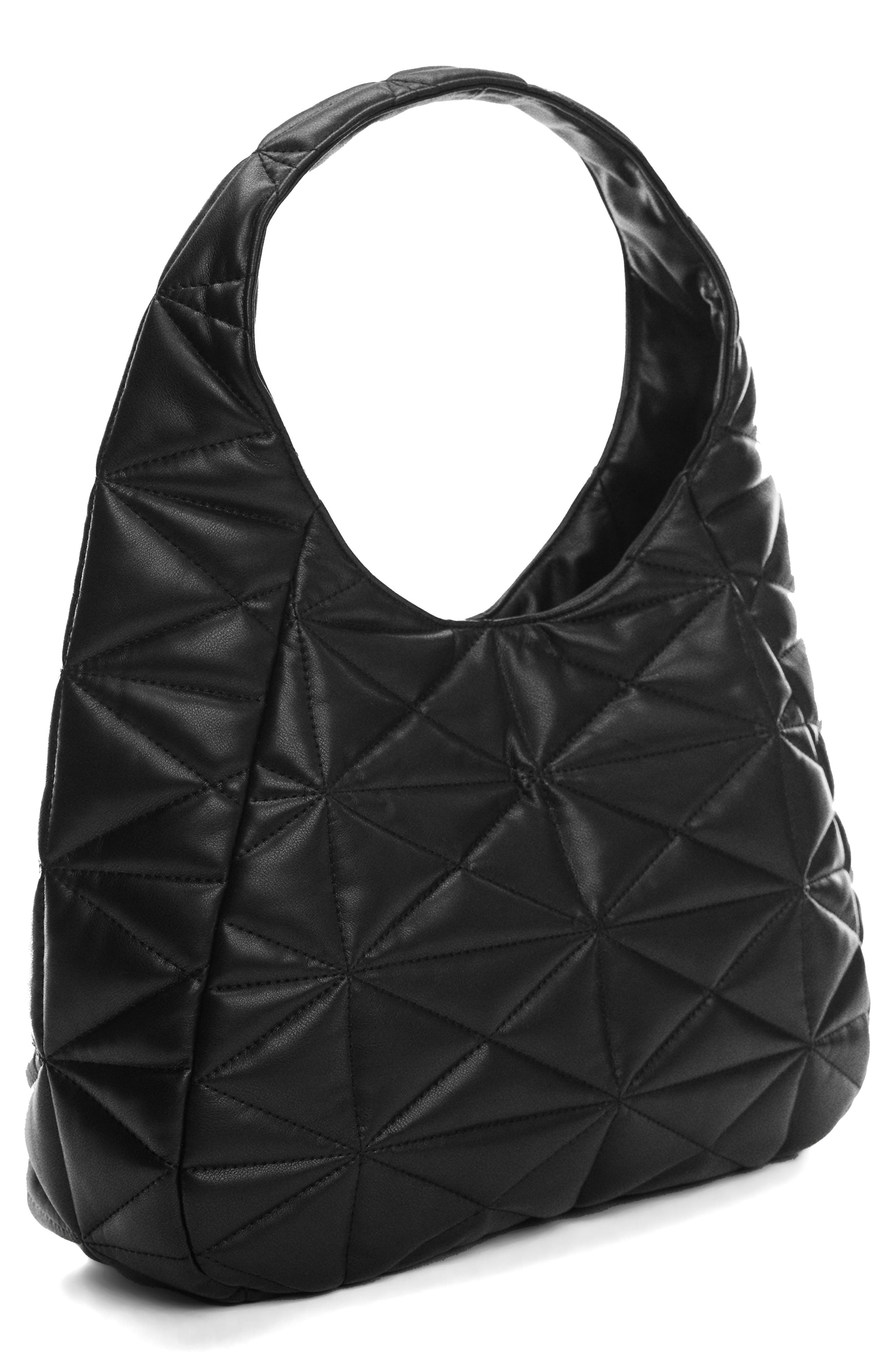 MANGO Quilted Faux Leather Top Handle Bag, Alternate, color, 