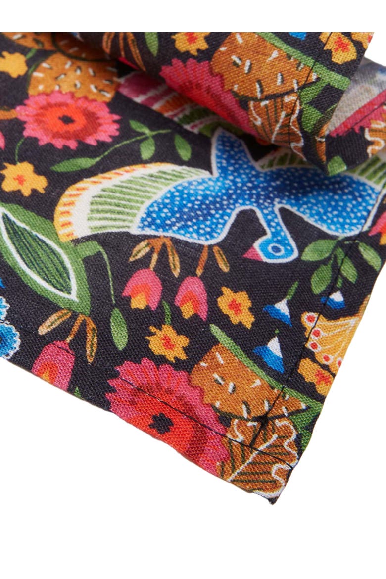 Large Napkins Set Of 2 (45X45) Colombo Piccolo Black Multicolor, Alternate, color, Colombo Black Multicolor