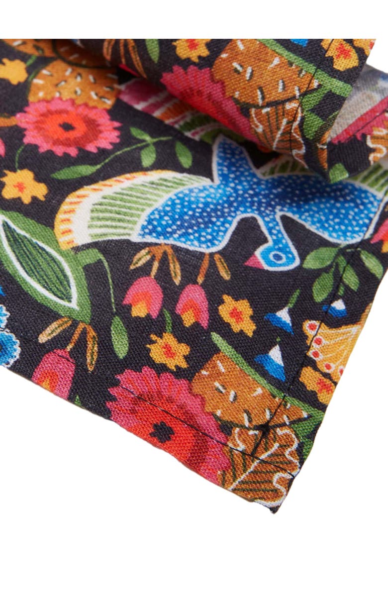 La DoubleJ Large Napkins Set Of 2 (45X45) Colombo Piccolo Black Multicolor, Alternate, color, Colombo Black Multicolor