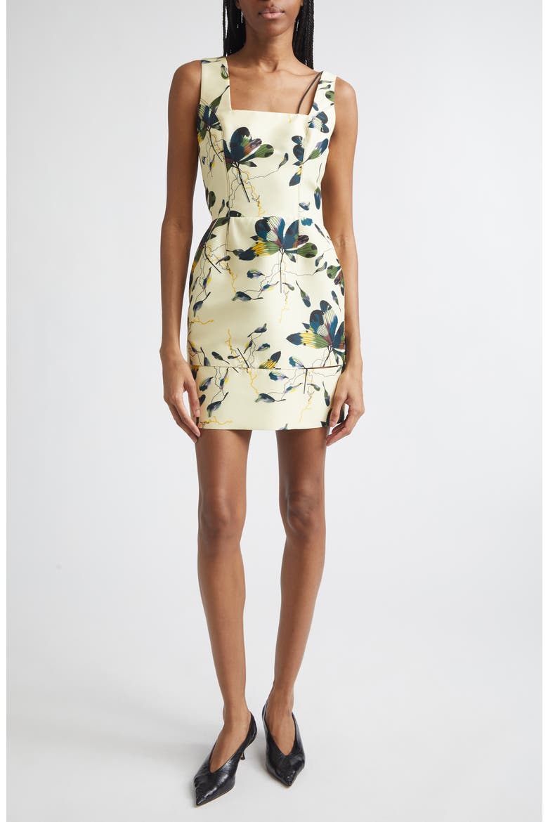 Casia Floral Dress, Main, color, BLS PRINT
