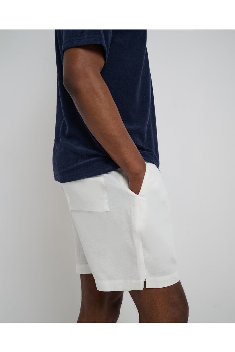 Air Linen Pull-On Short 6", Alternate, color, WHITE