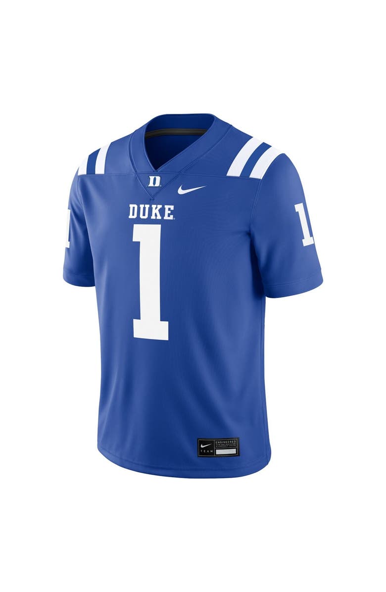 Nike Men's Nike #1 Royal Duke Blue Devils Game Jersey, Alternate, color, Royal