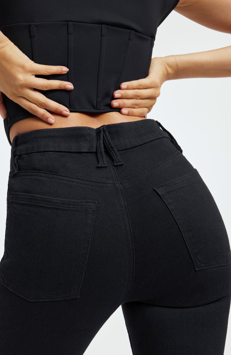 Good American Pull-On Skinny Jeans, Alternate, color,