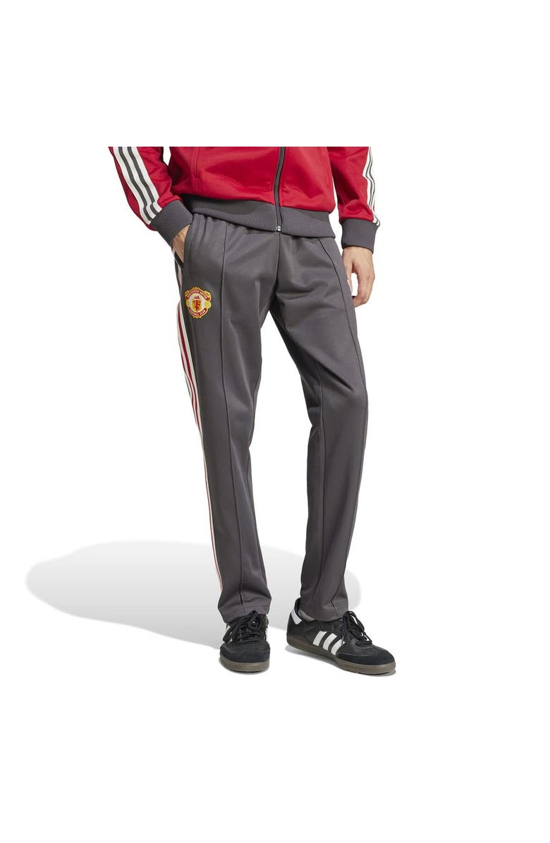 adidas Originals Men's adidas Originals Black Manchester United adicolor Track Pants, Alternate, color, Black