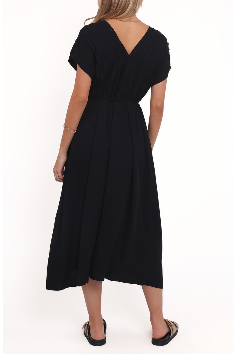 Orly Midi Dress, Alternate, color, BLACK