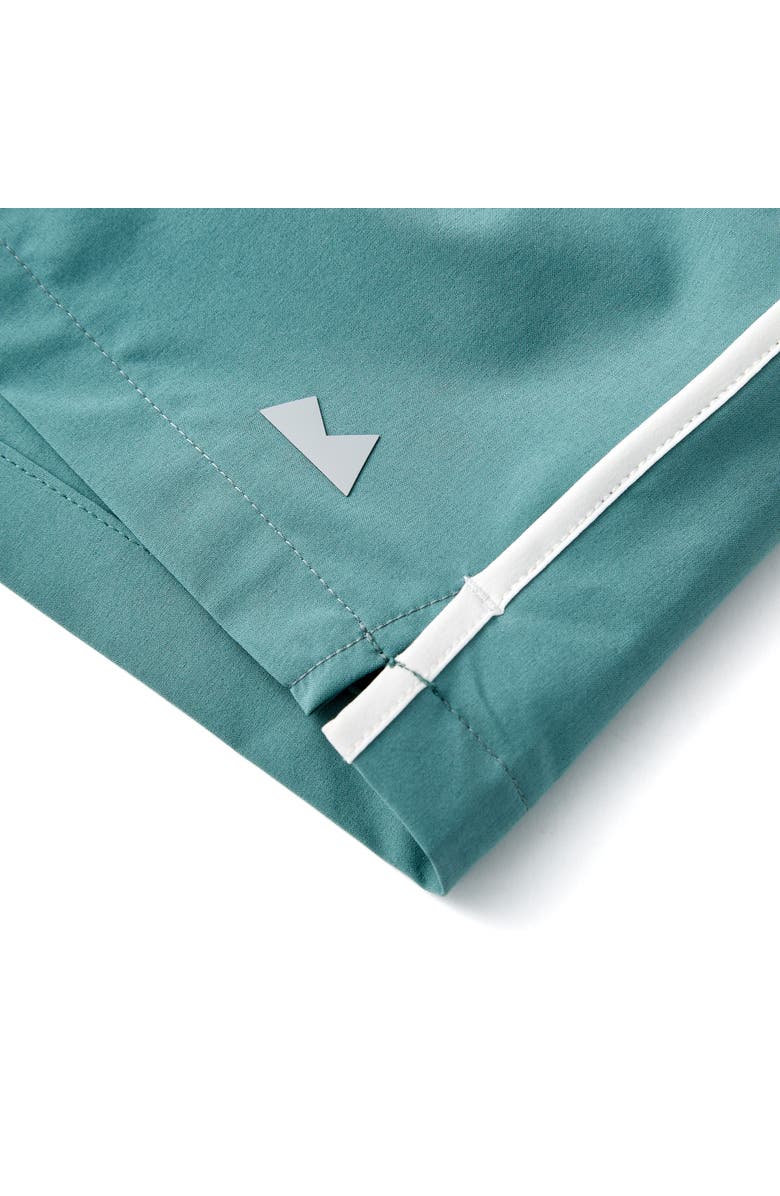 Myles Apparel Sutro Swim Trunk, Alternate, color, Green Gray