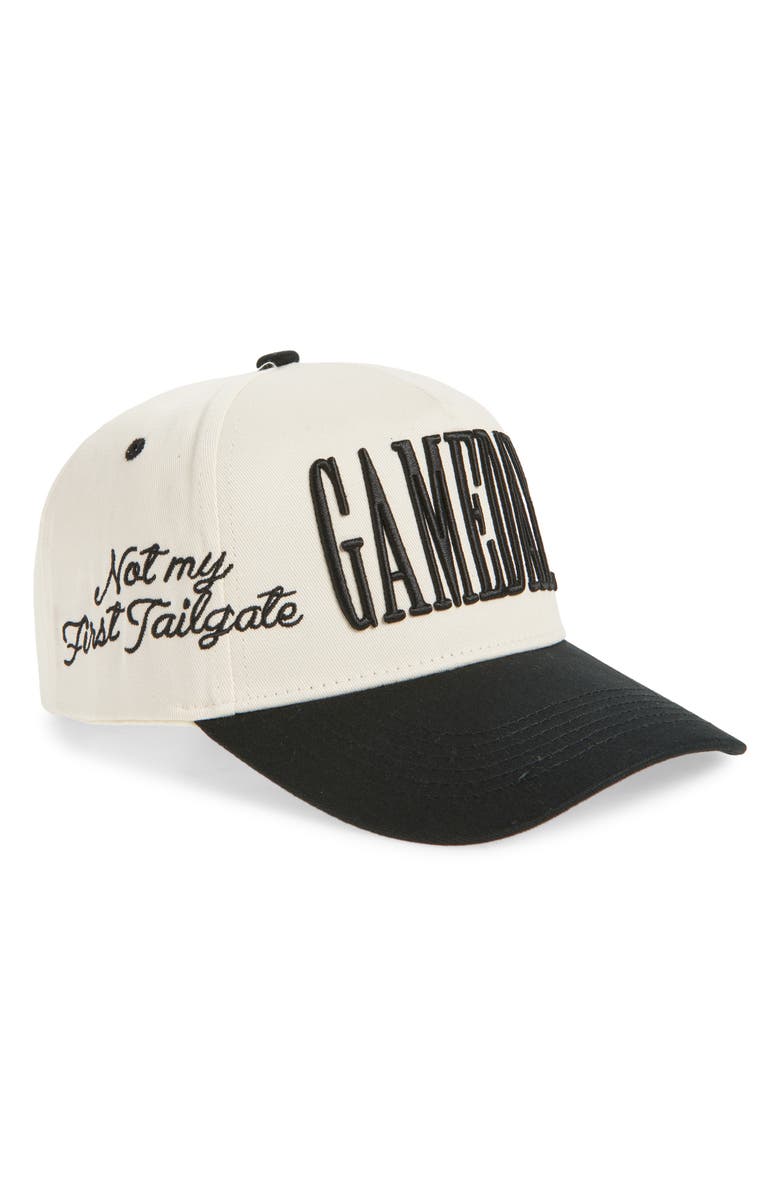 KenzKustomz Gameday Canvas Snapback Baseball Cap, Alternate, color, Black Canvas