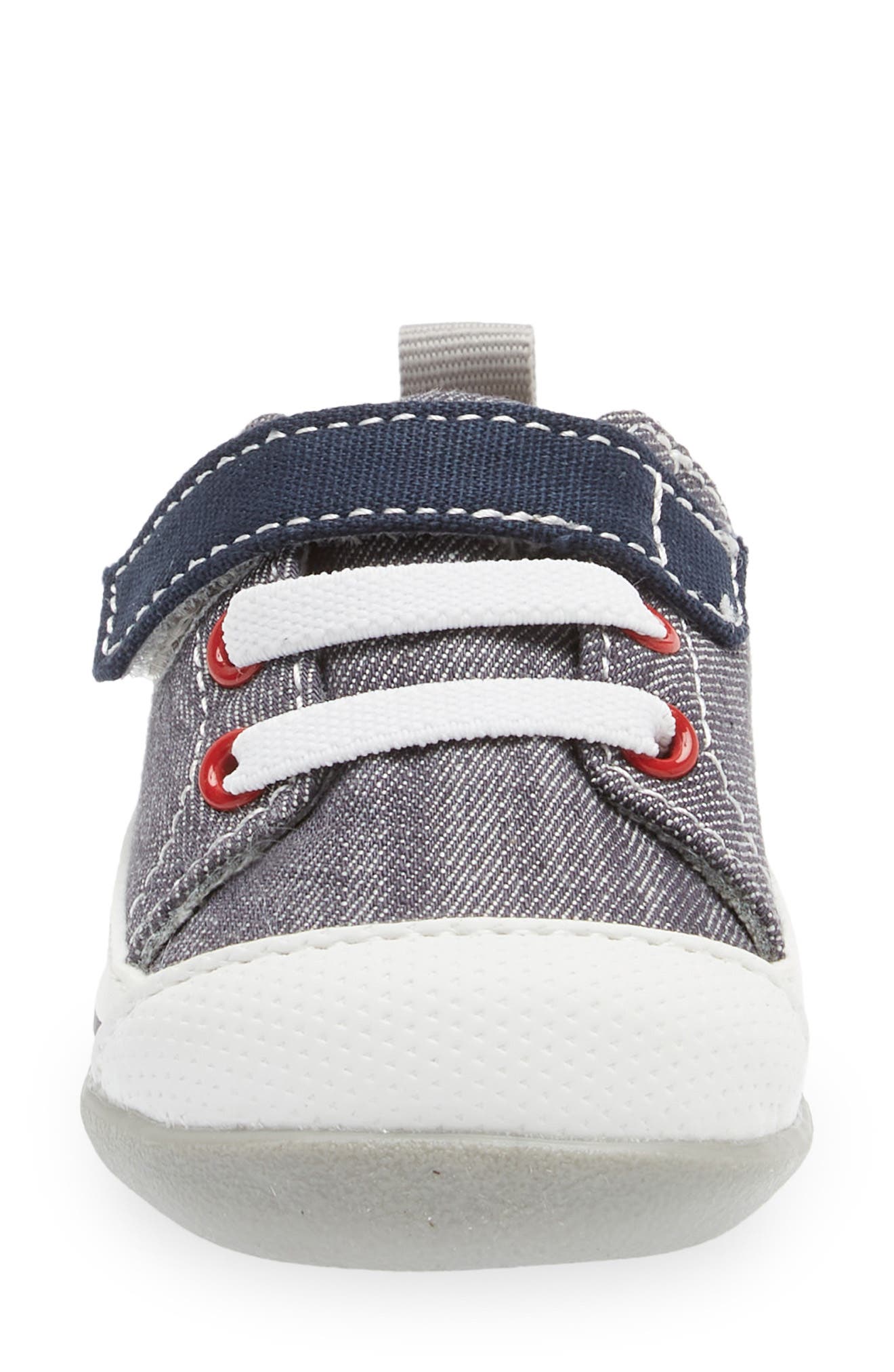 Stevie II Sneaker, Alternate, color, GRAY DENIM