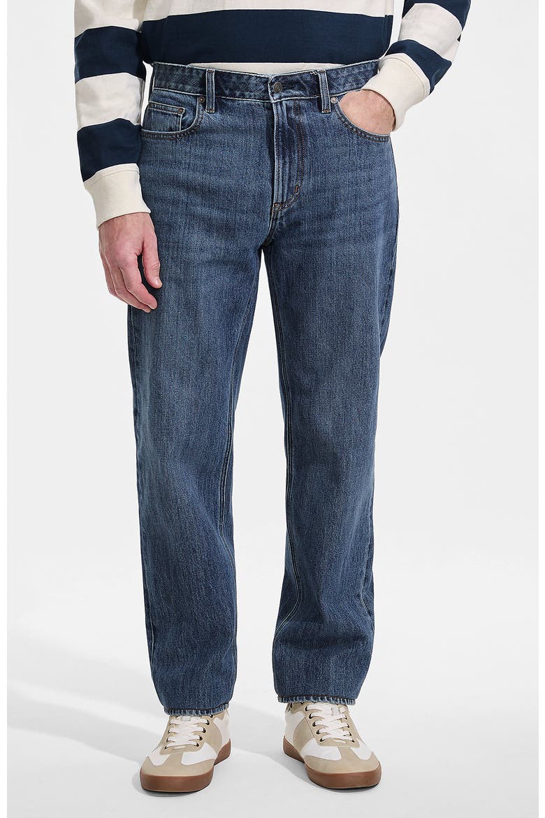 Rigid Comfort Waist Classic Fit Jean, Main, color, Medium Glacier Wash