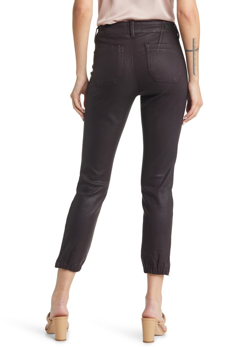 Women's Mayslie Coated Joggers, Alternate, color, BLACK CHERRY LUXE COATING