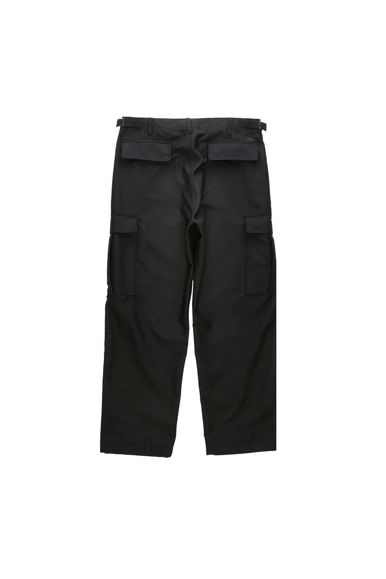 Wool Blend Cargo Pant, Alternate, color, Black