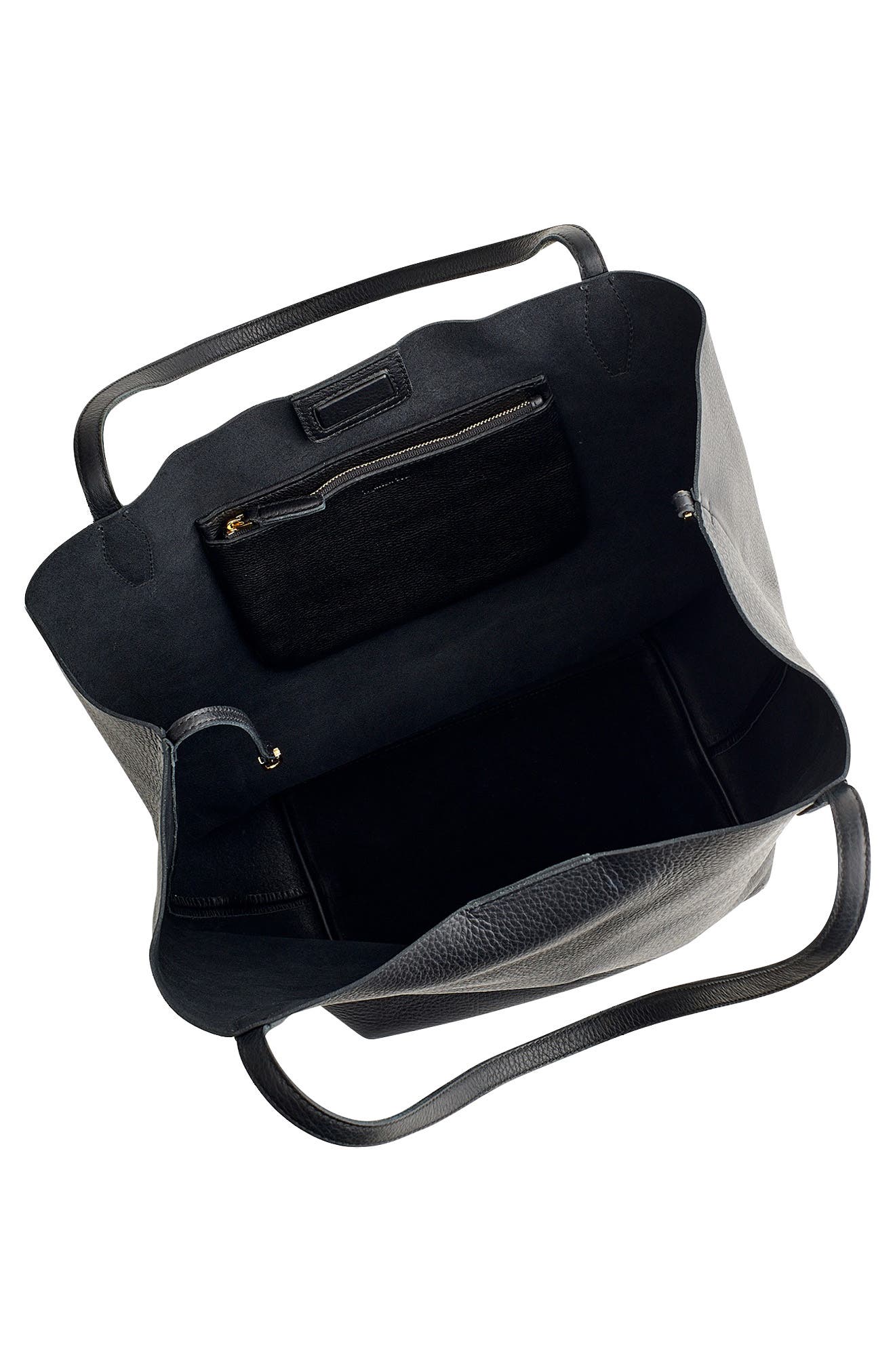 Madewell Oversize Shopper Tote in Soft Grain Leather, Alternate, color, 