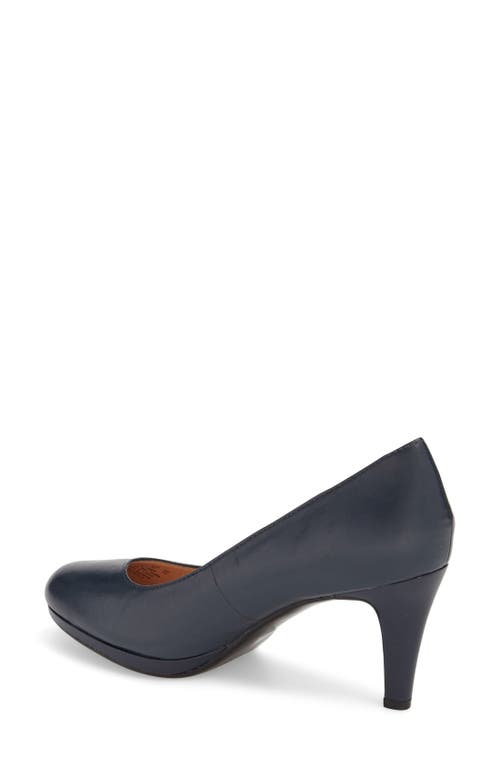 Naturalizer Michelle Womens Solid Platform Pumps In Blue