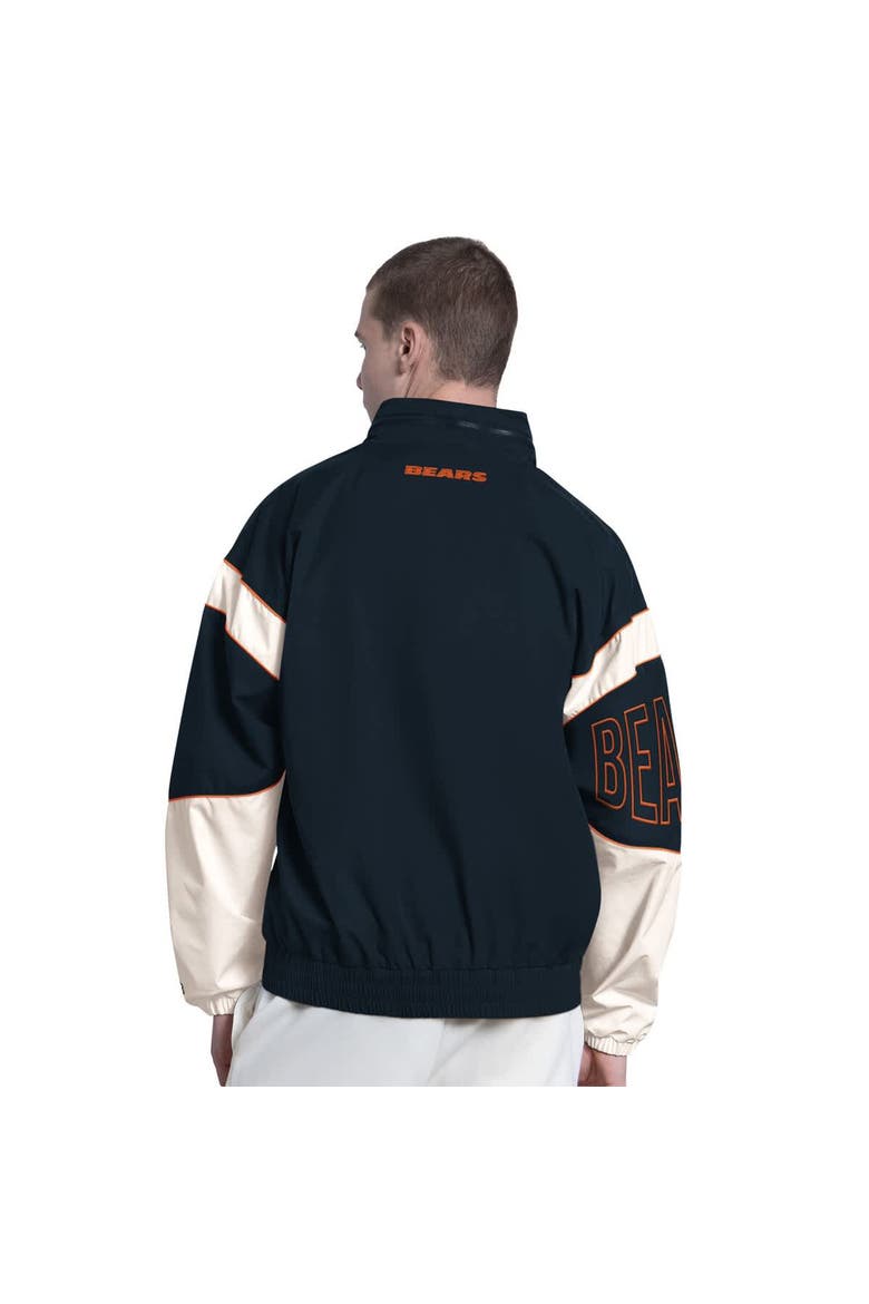 Men's Starter  Navy Chicago Bears The Gust Full-Zip Hoodie, Alternate, color, Navy