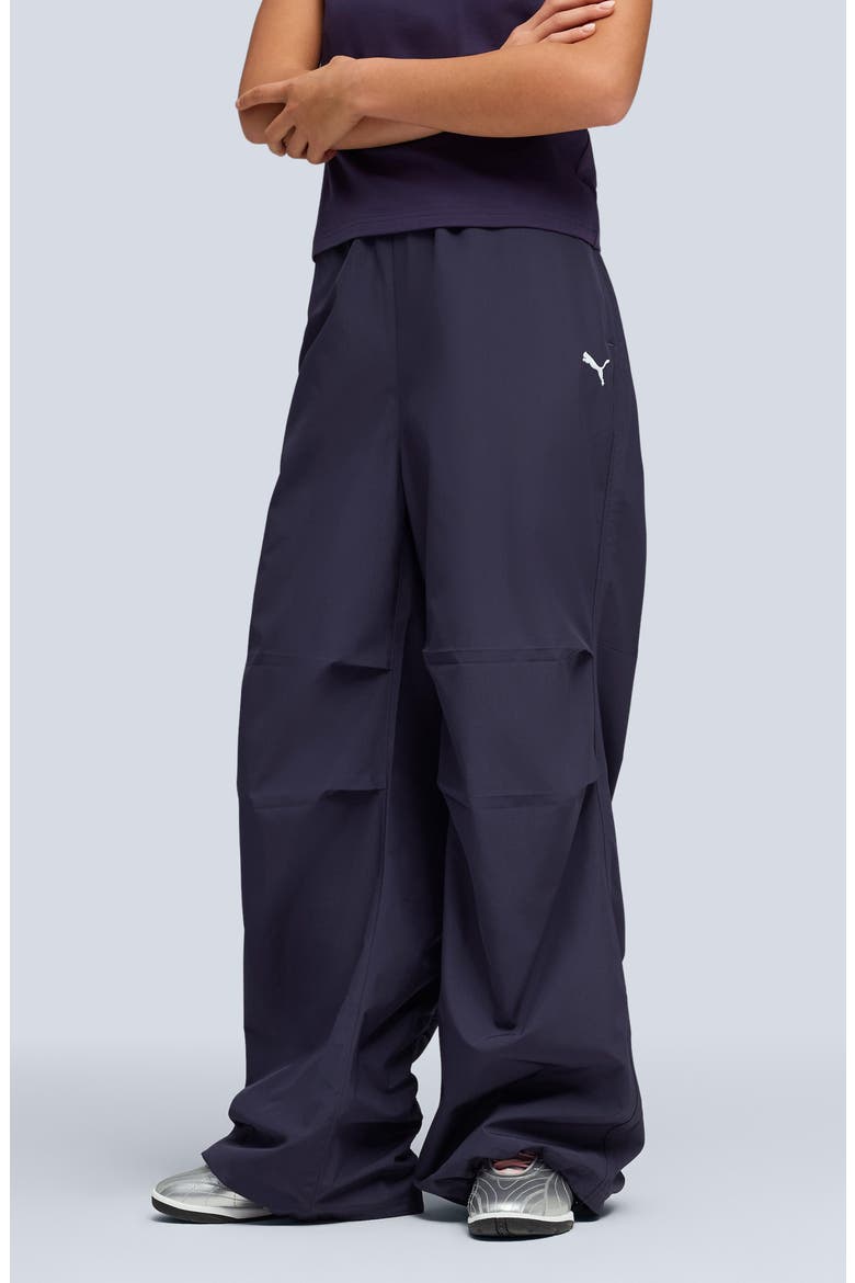 Wardrobe Essentials Parachute Pants, Alternate, color, DEEP PLUM