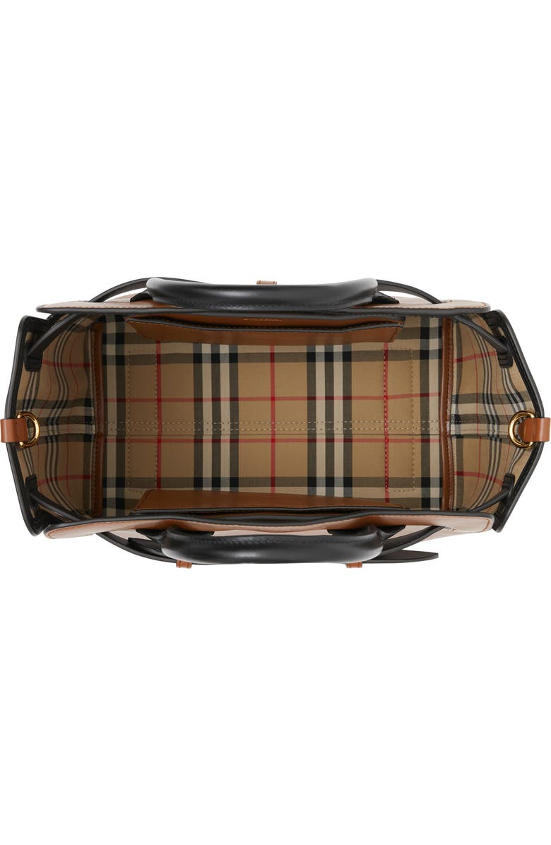 Burberry Small Triple Stud Leather Belt Tote, Alternate, color,