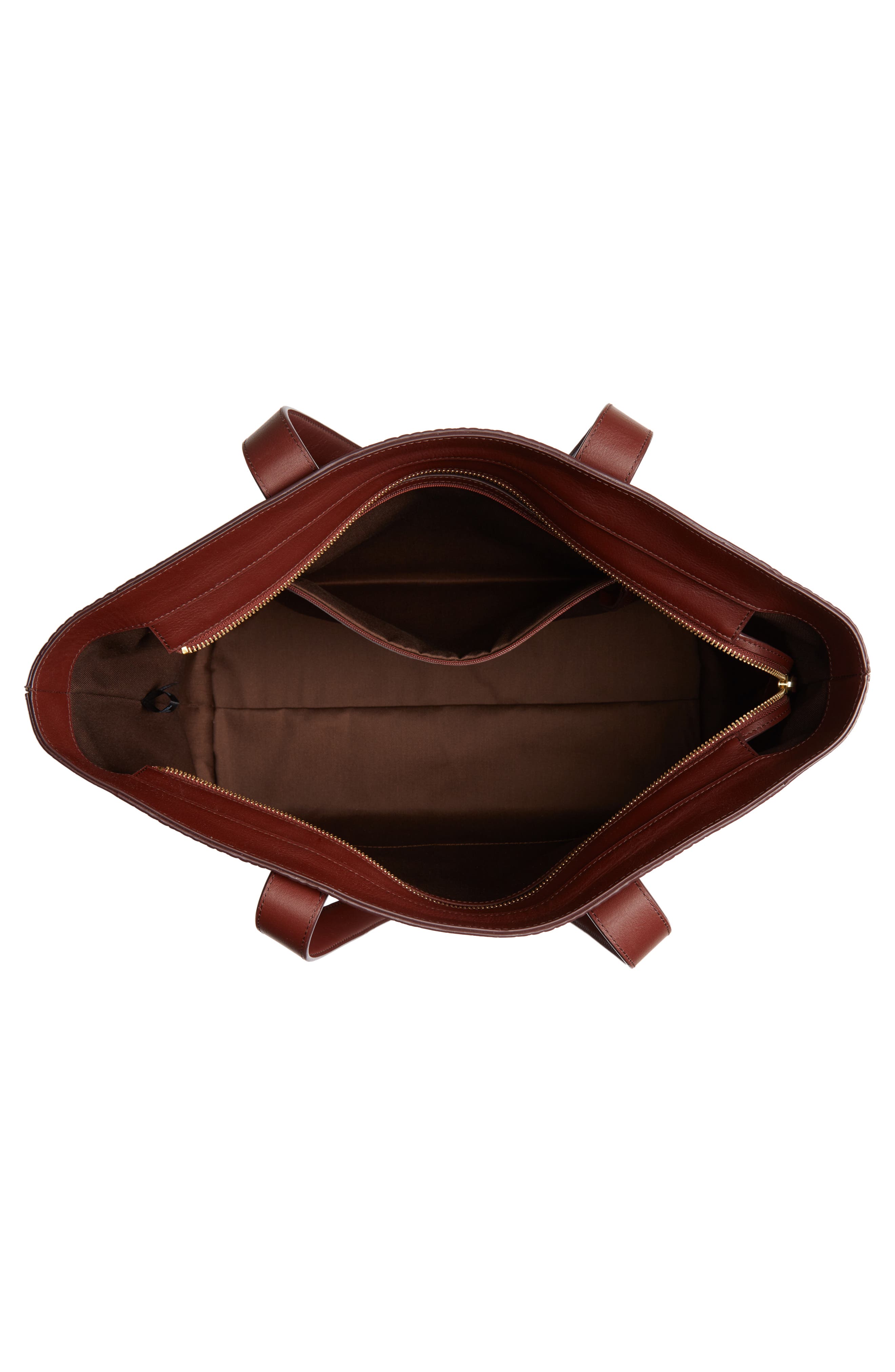 Nordstrom Celia Croc Embossed Leather Tote, Alternate, color, 