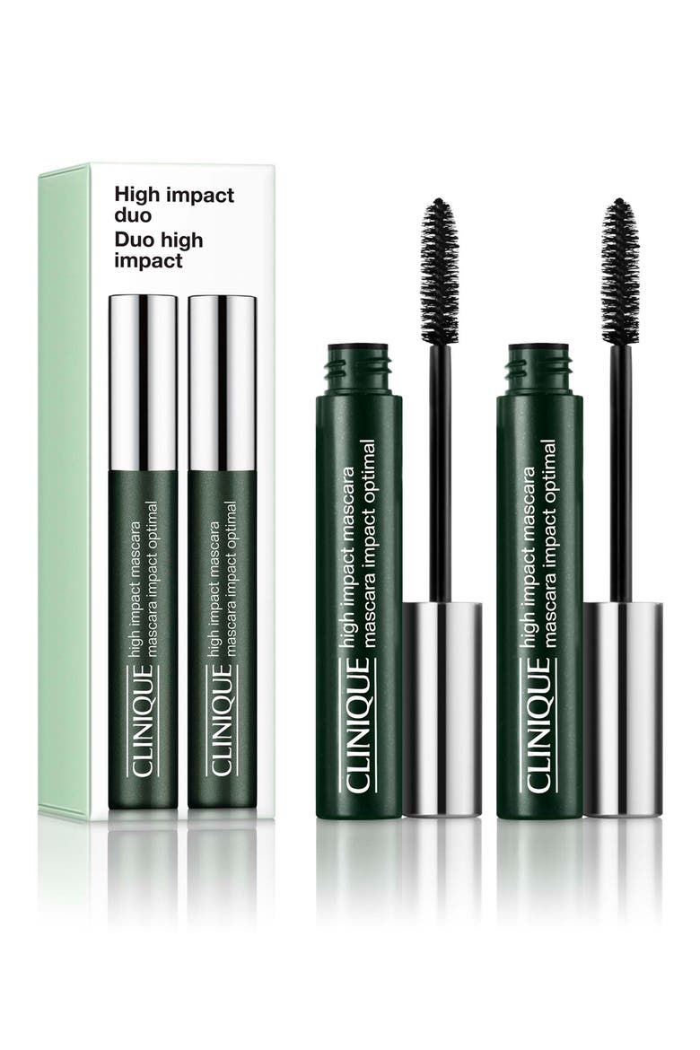 High Impact Mascara Duo Gift Set $54 Value, Main, color, BLACK