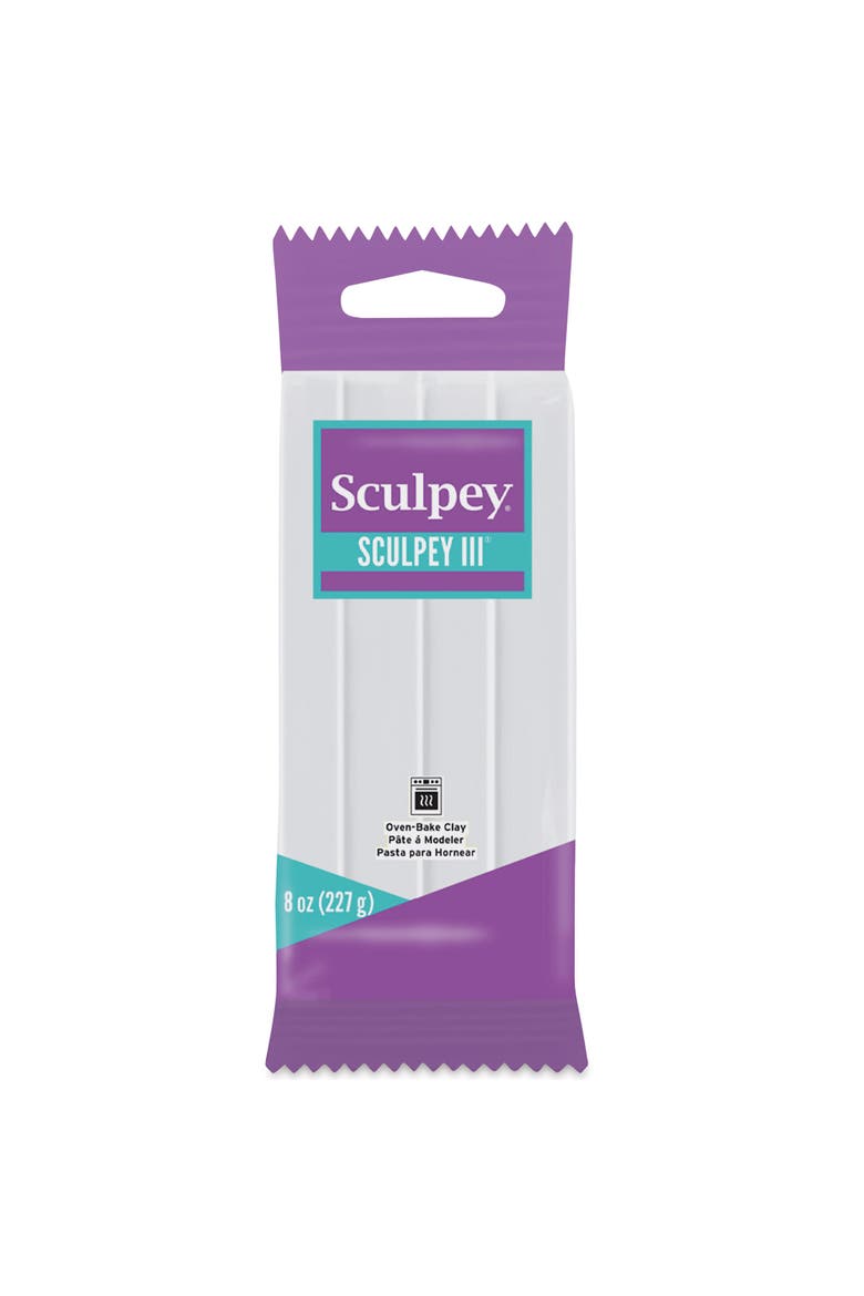 Polymer Clay White 8oz Pack, Main, color, Multicolored
