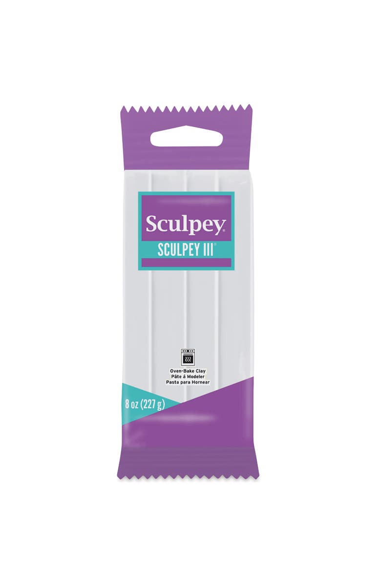 Sculpey Polymer Clay White 8oz Pack, Main, color, Multicolored