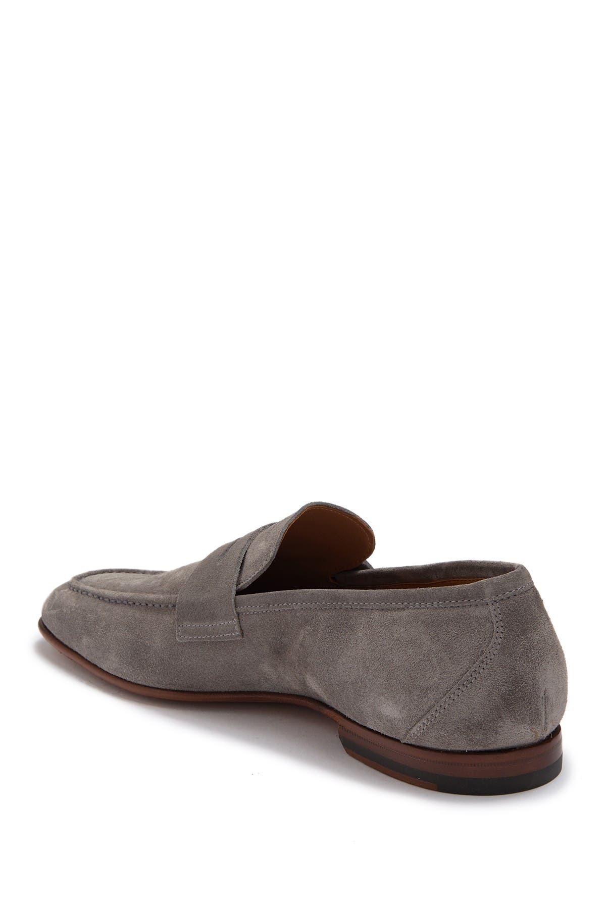 ANTONIO MAURIZI Suede Penny Loafer, Alternate, color, 