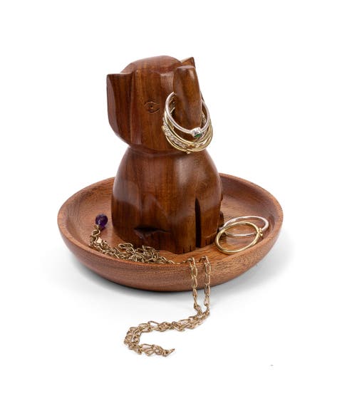 Elephant Ring Holder And Jewelry Dish