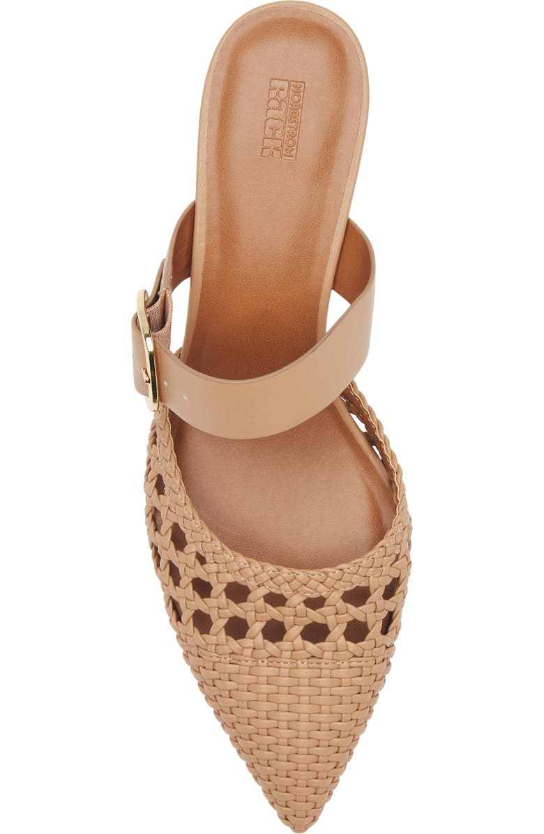 NORDSTROM RACK Fawn Woven Mule, Alternate, color, Tan Light