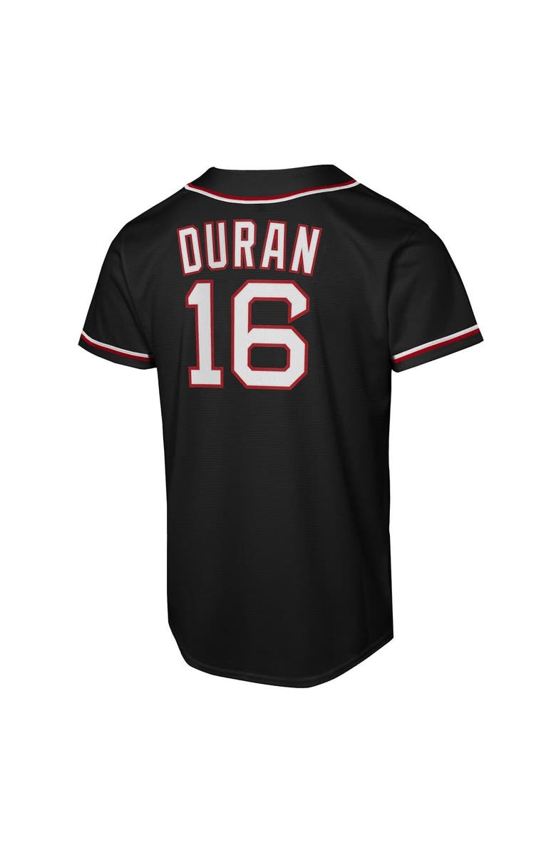 Nike Youth Nike Jarren Duran Black Boston Red Sox Fashion Replica Player Jersey, Alternate, color, Black