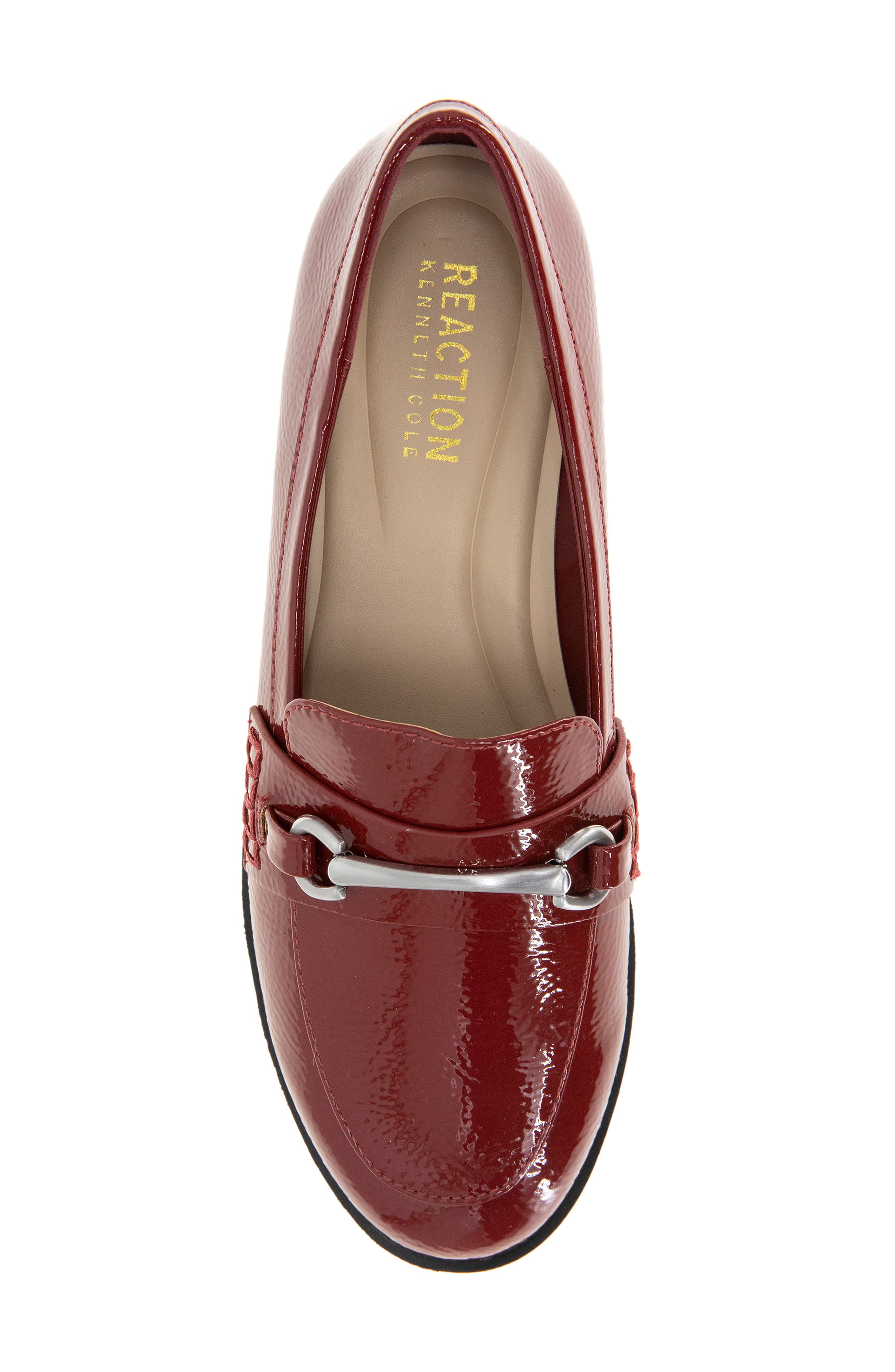 Reaction Kenneth Cole Great Bit Loafer, Alternate, color, Rio Red Patent