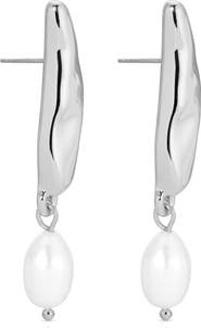 Ettika Liquid Elegance Pearl Drop Earrings