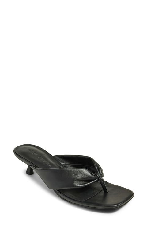 Eva Thong Kitten Heel Sandal
