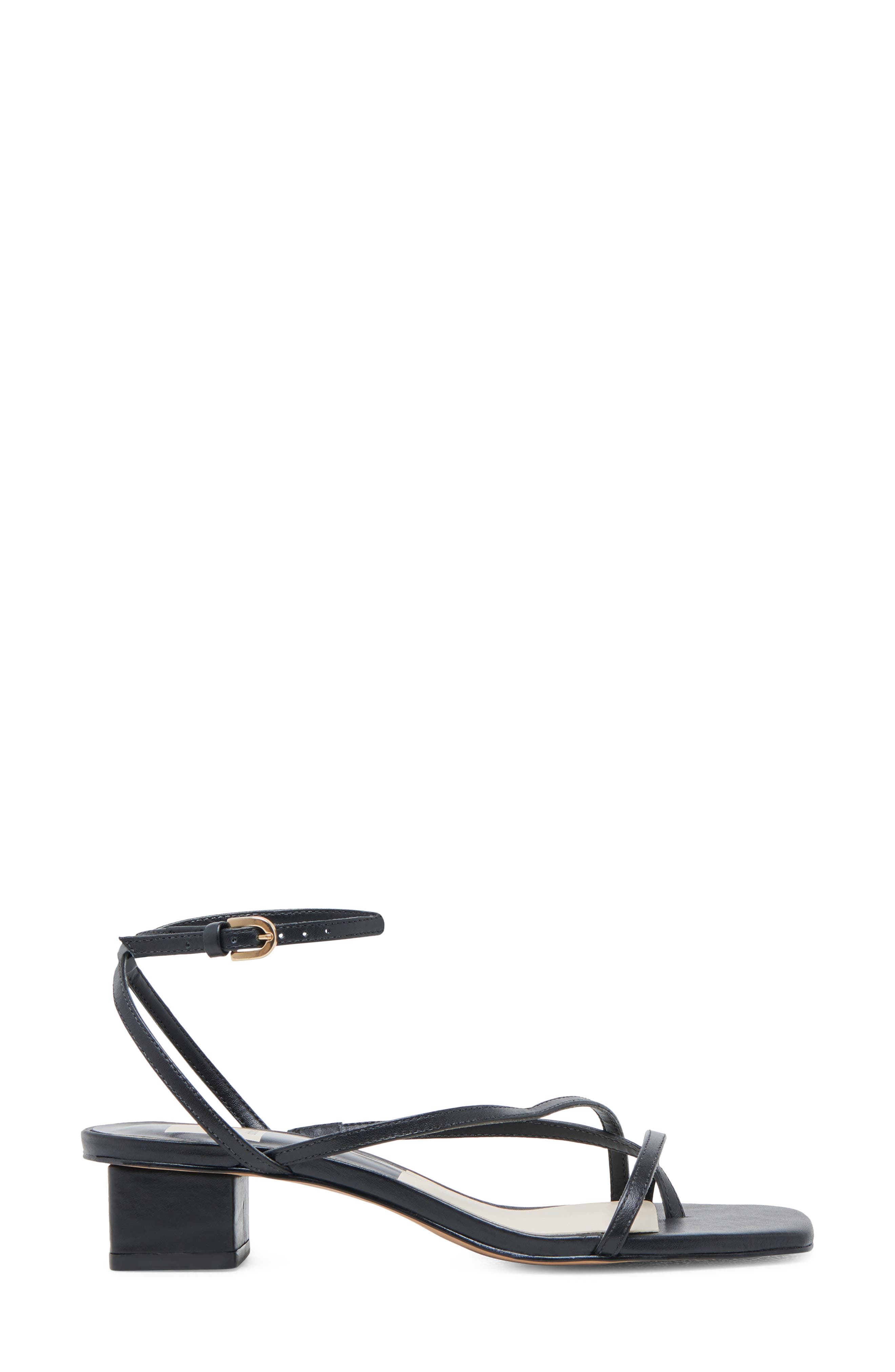 Dolce Vita Karlos Ankle Strap Sandal, Alternate, color, Black Leather