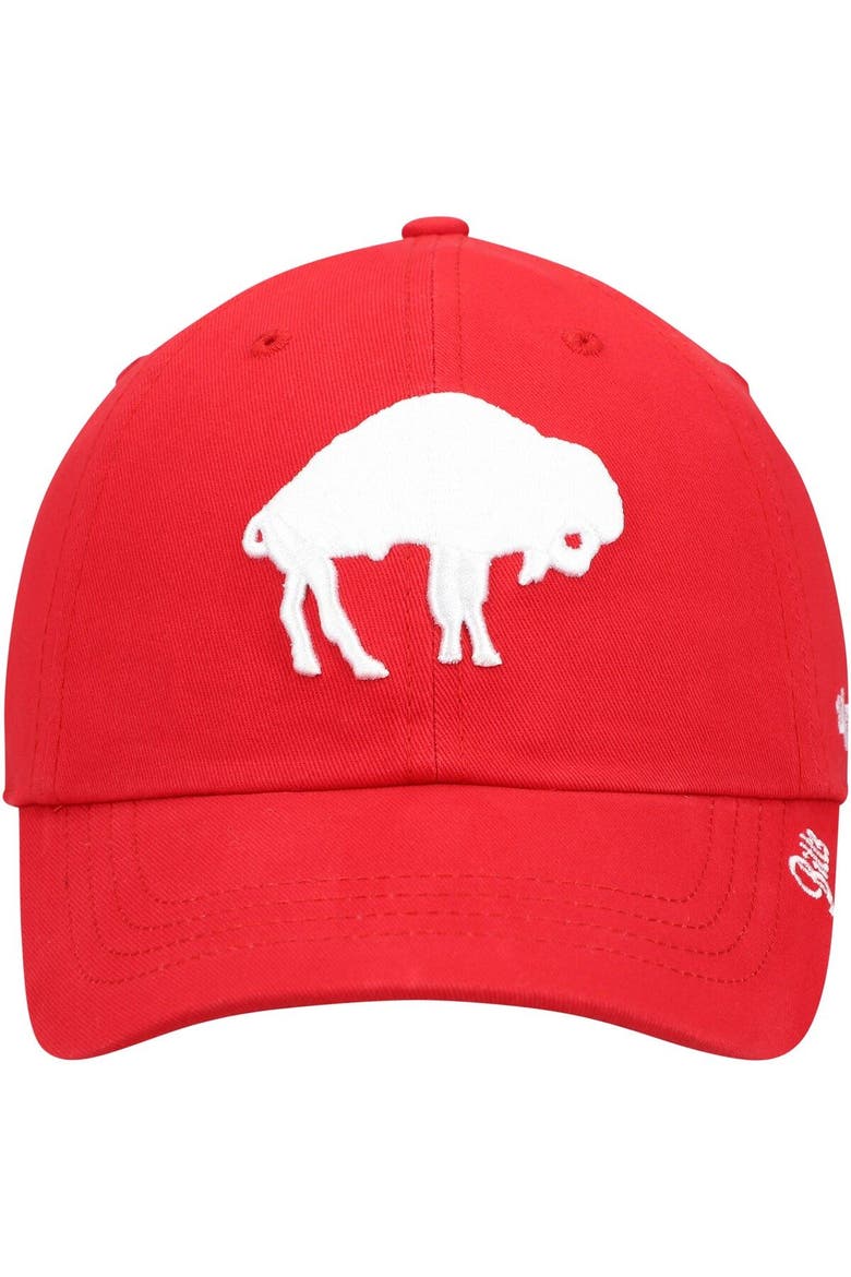 Women's '47 Red Buffalo Bills Miata Clean Up Legacy Adjustable Hat, Alternate, color, Red