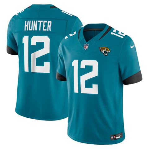 Men's Nike Travis Hunter Teal Jacksonville Jaguars Team Vapor F.U.S.E. Stitched Limited Jersey