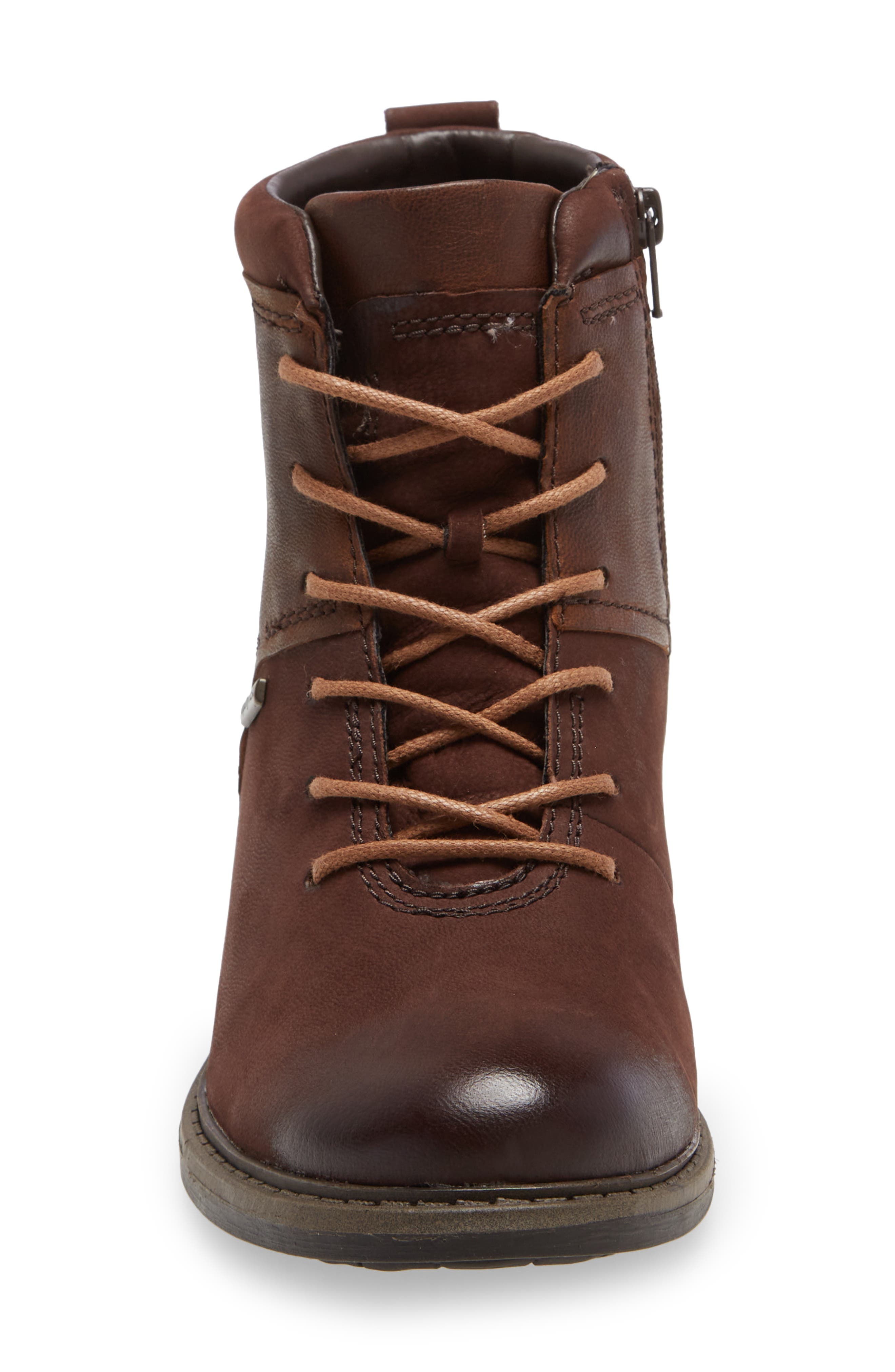 Selena 50 Waterproof Bootie, Alternate, color, MORO LEATHER