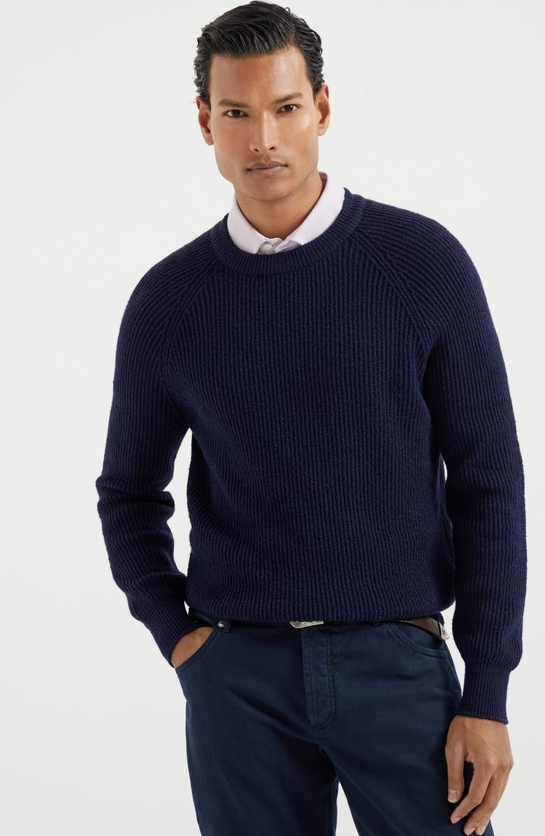 Brunello Cucinelli English Rib knit sweater, Alternate, color, 