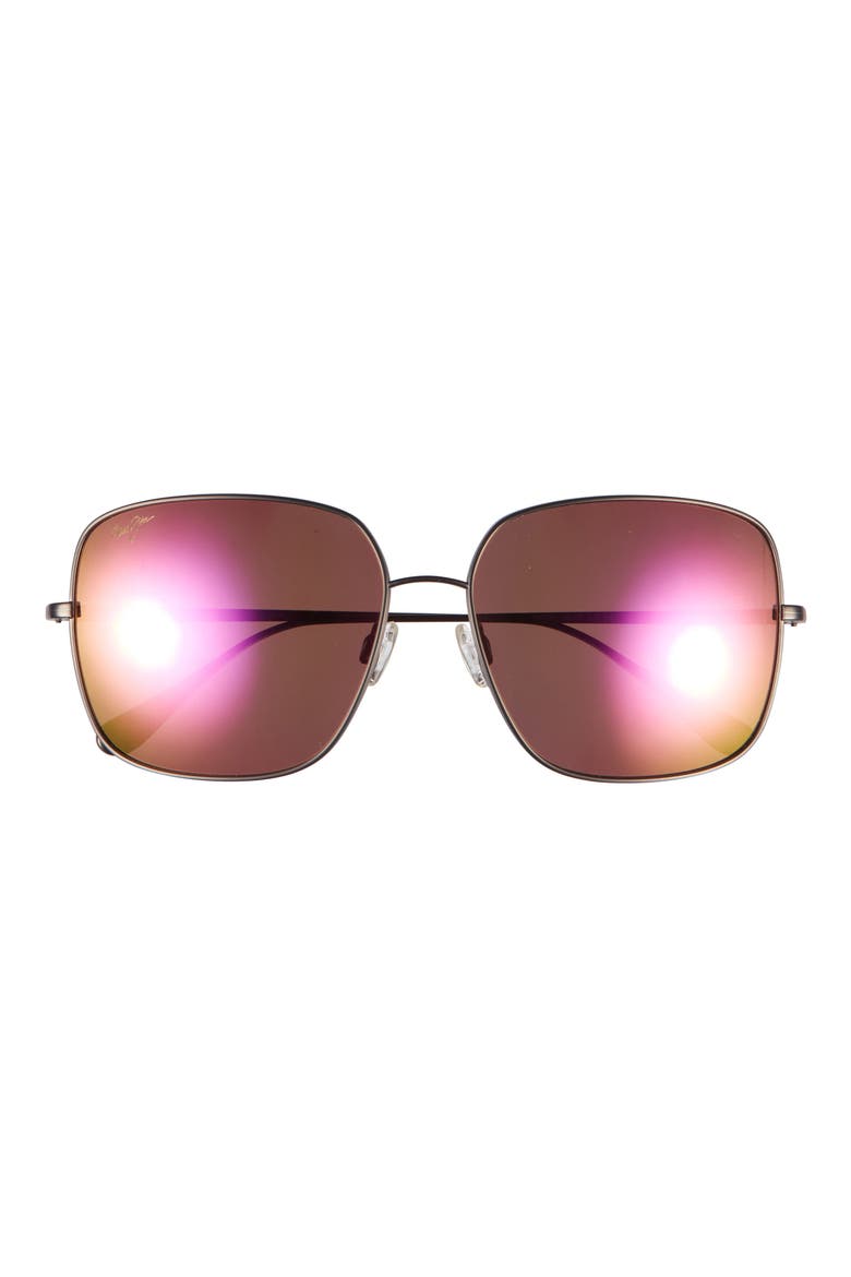 Square Sunglasses, Main, color, GREY GREY SUNRISE