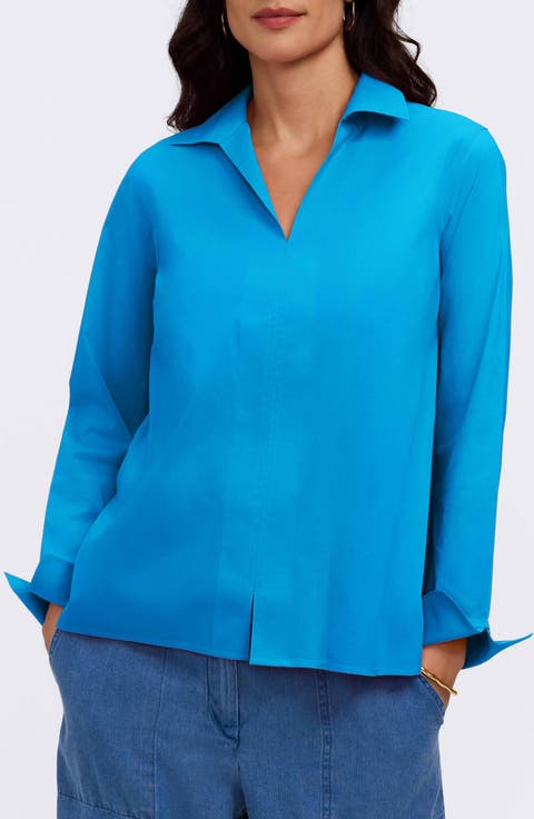 Agnes Split Cuff Popover Blouse