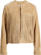 Fleurette Chloe Suede Fringe Jacket