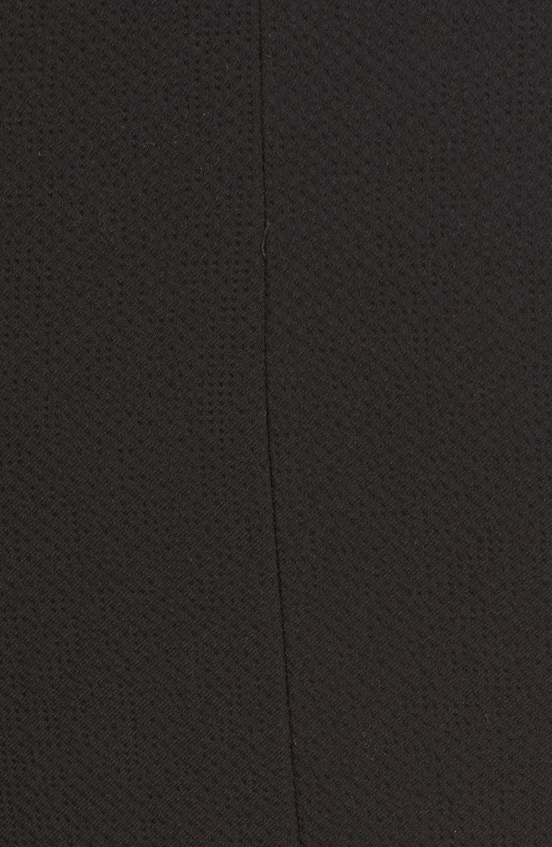 Rebecca Taylor Lace Hem Piqué Flounce Skirt, Alternate, color, 