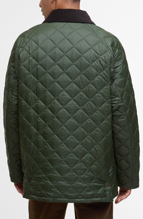 Barbour Essential Bedale Quilted Jacket In Green
