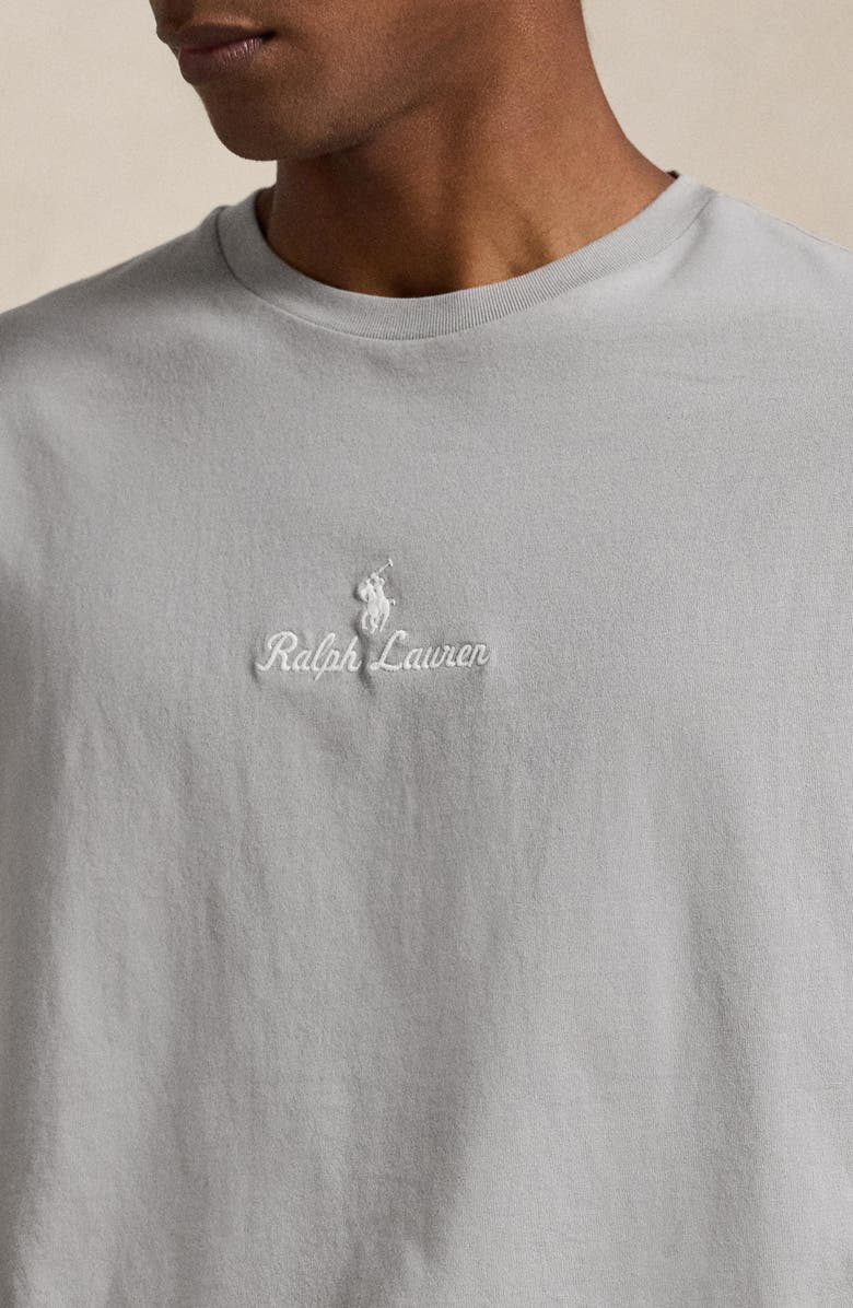 Polo Ralph Lauren Classic Fit Embroidered Logo Jersey T-Shirt, Alternate, color, Soft Grey