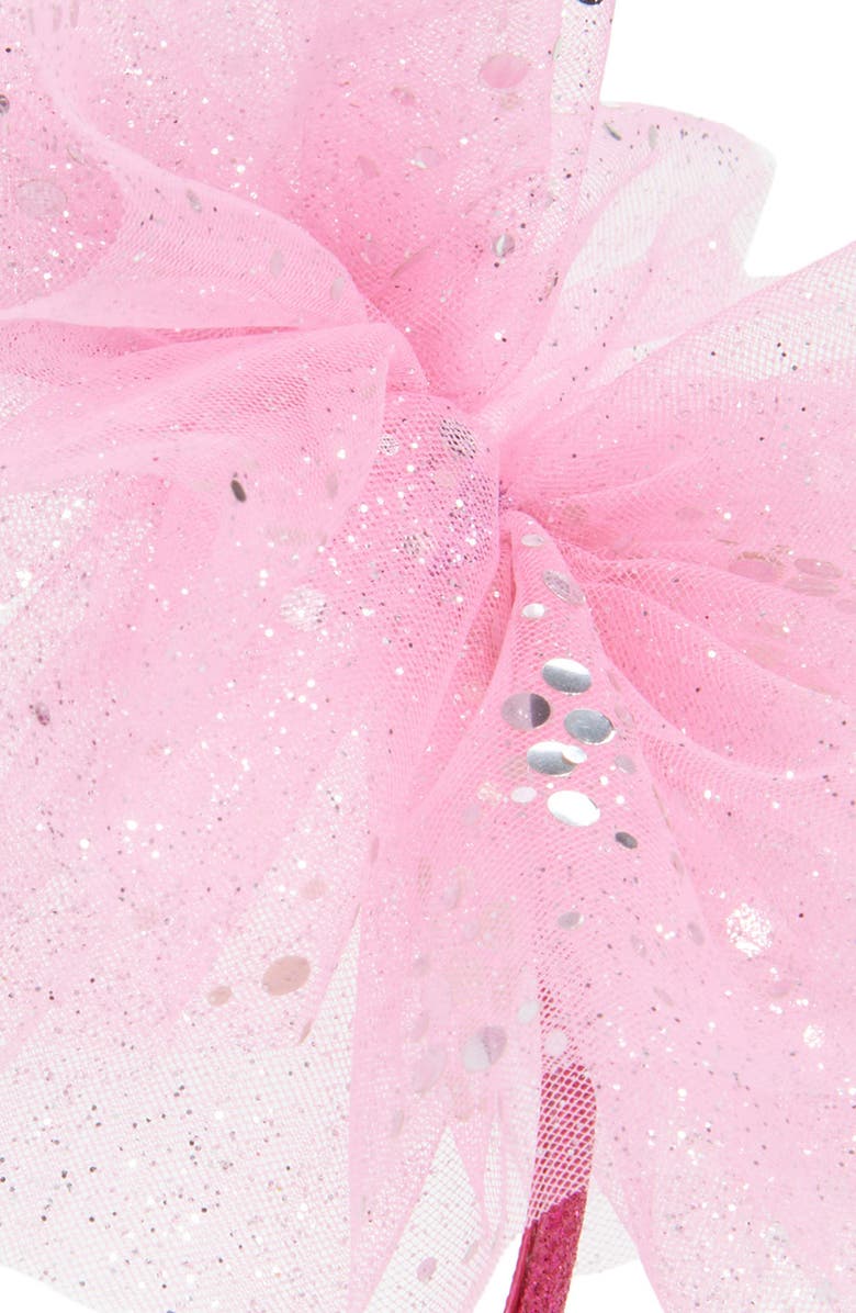 Cara Kids' Glitter Blow Headband, Alternate, color, Pink