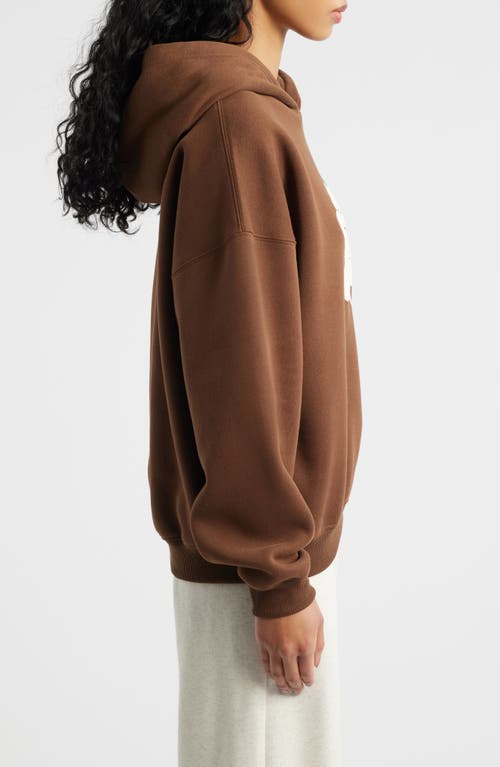 Princess Polly Brand Logo Hoodie In Brown