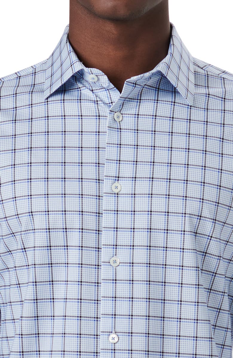 Bugatchi OoohCotton<sup>®</sup> Check Button-Up Shirt, Alternate, color, 