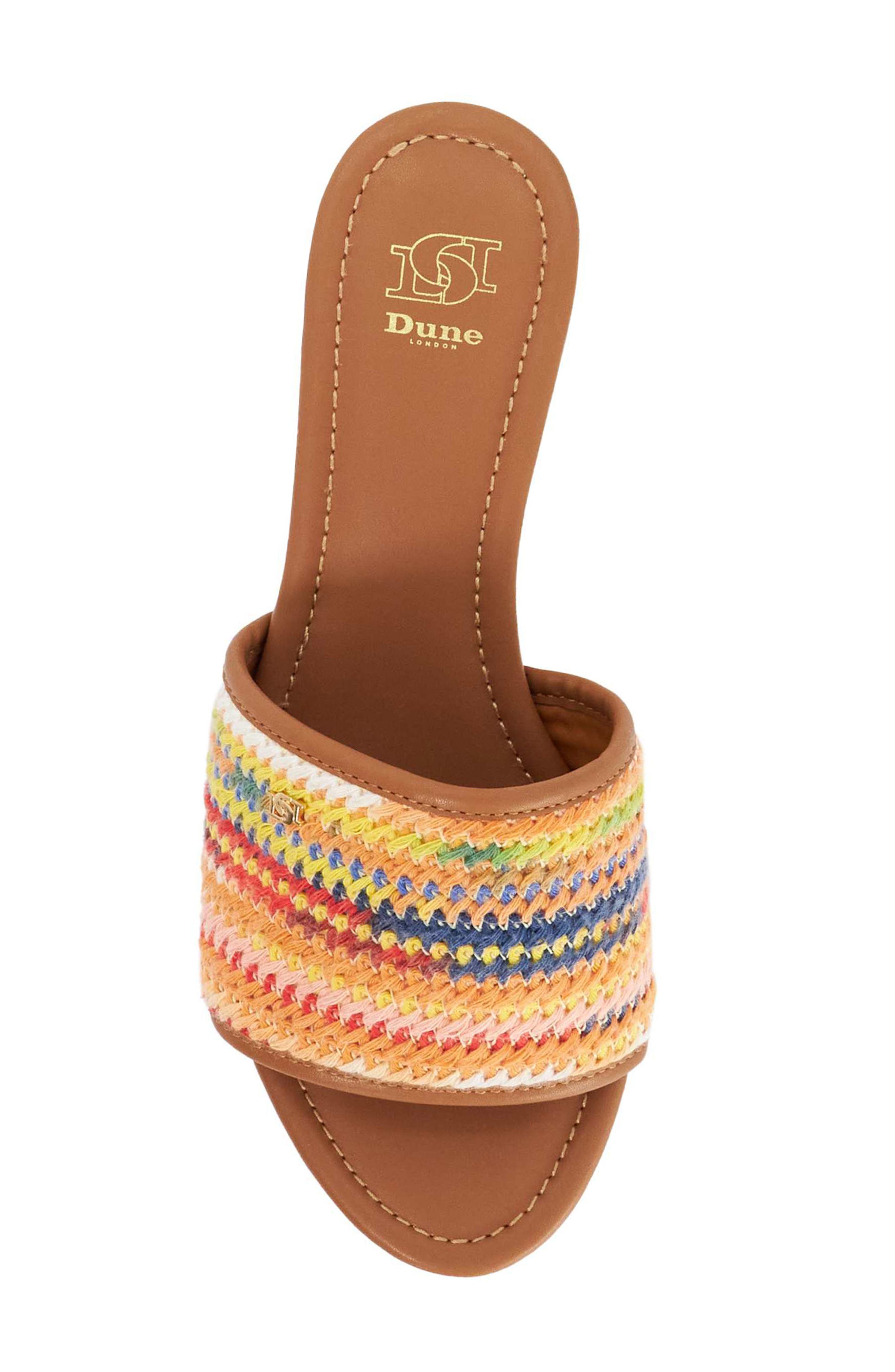 Dune London Kissess Slide Sandal, Alternate, color, Multi