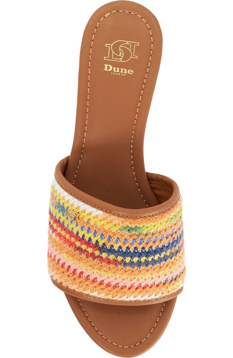 Dune London Kissess Slide Sandal, Alternate, color, Multi